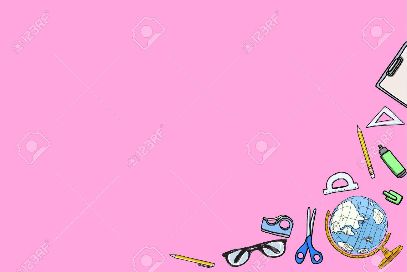 Background Business Education And Pink Copy Space Vector Art Illustration Royalty Free Cliparts Vectors And Stock Illustration Image 73168564