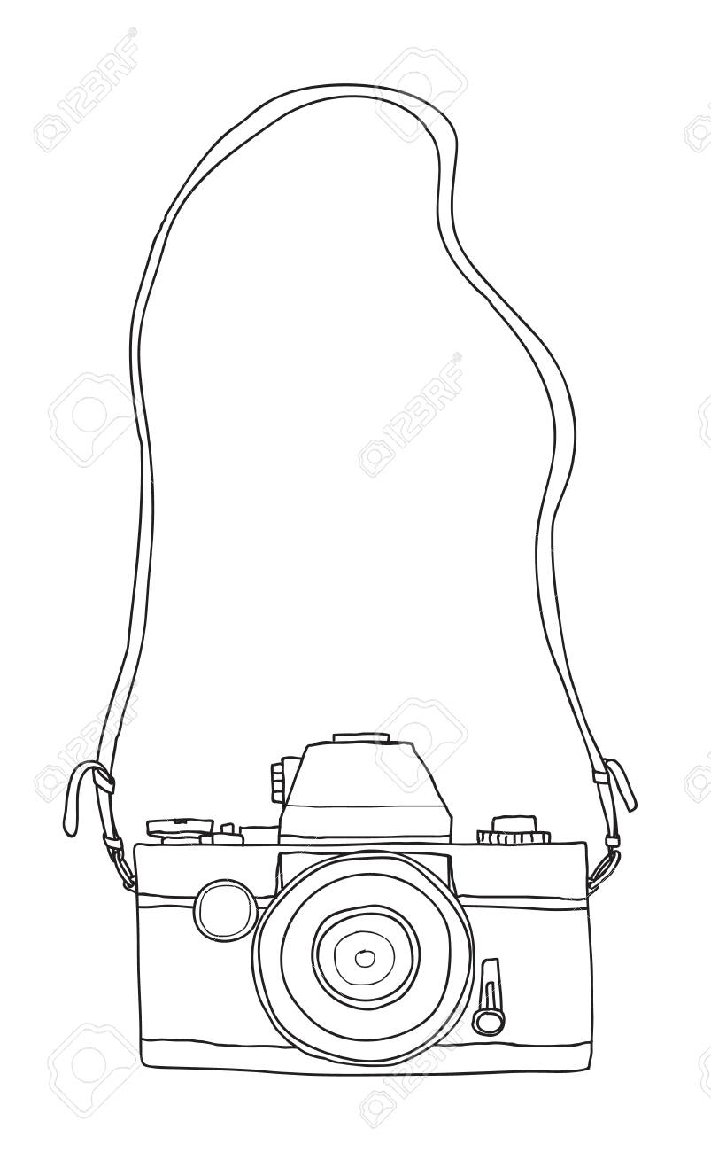 素敵なヴィンテージの手には 線画が描画されます のイラスト素材 ベクタ Image 8011