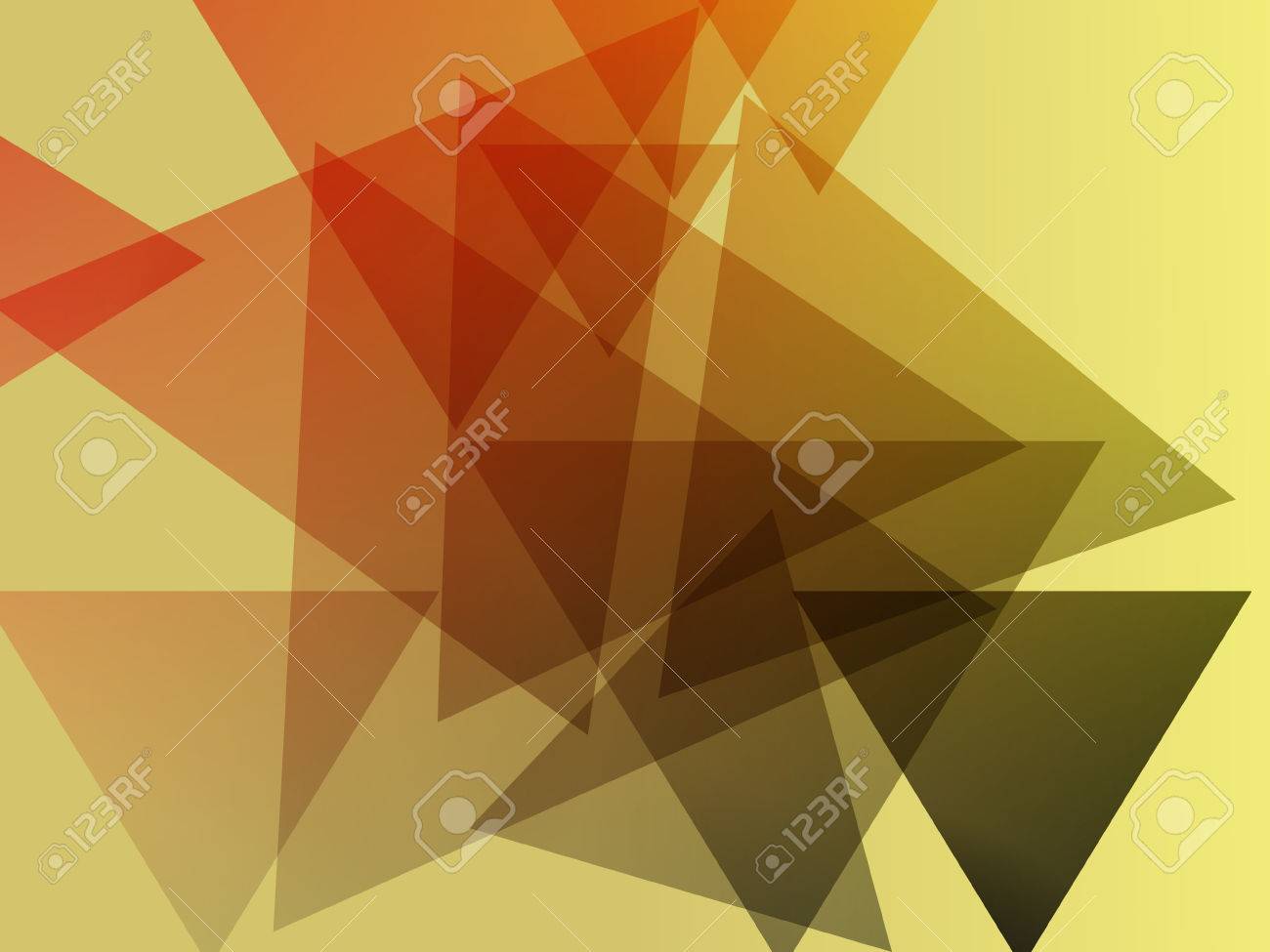 透明無地のパステル カラーの背景上に三角形を重ねて表示 の写真素材 画像素材 Image