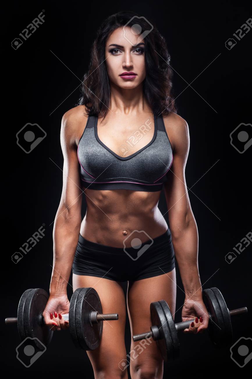 black muscular sexy woman Black muscular sexy woman