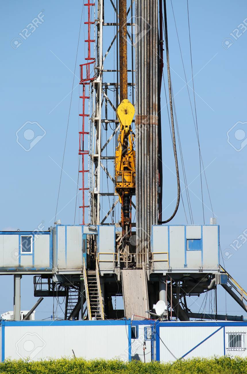 Land Oil Drilling Rig Top Drive System Stock Photo Picture And Royalty Free Image Image 108633317