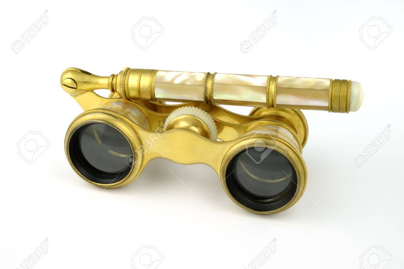 vintage mother of pearl opera glasses