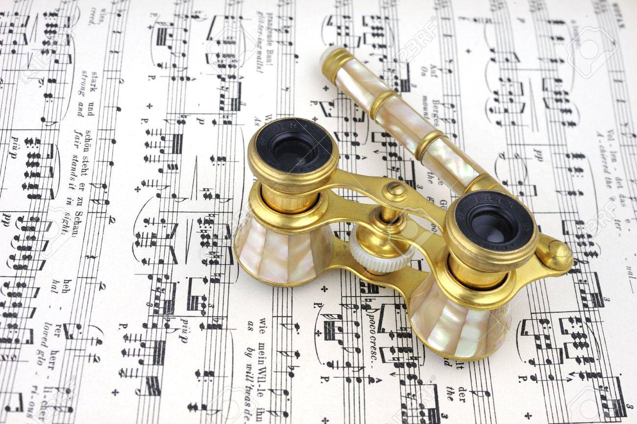 vintage mother of pearl opera glasses