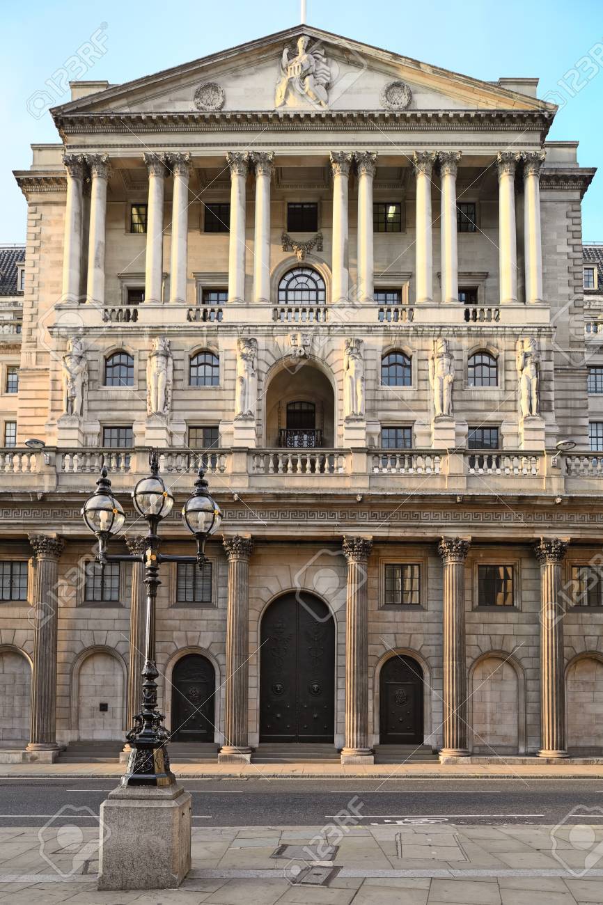 午後遅くに、イングランド銀行, ロンドン, イングランド, イギリス、ヨーロッパの写真素材・画像素材 Image 10958157