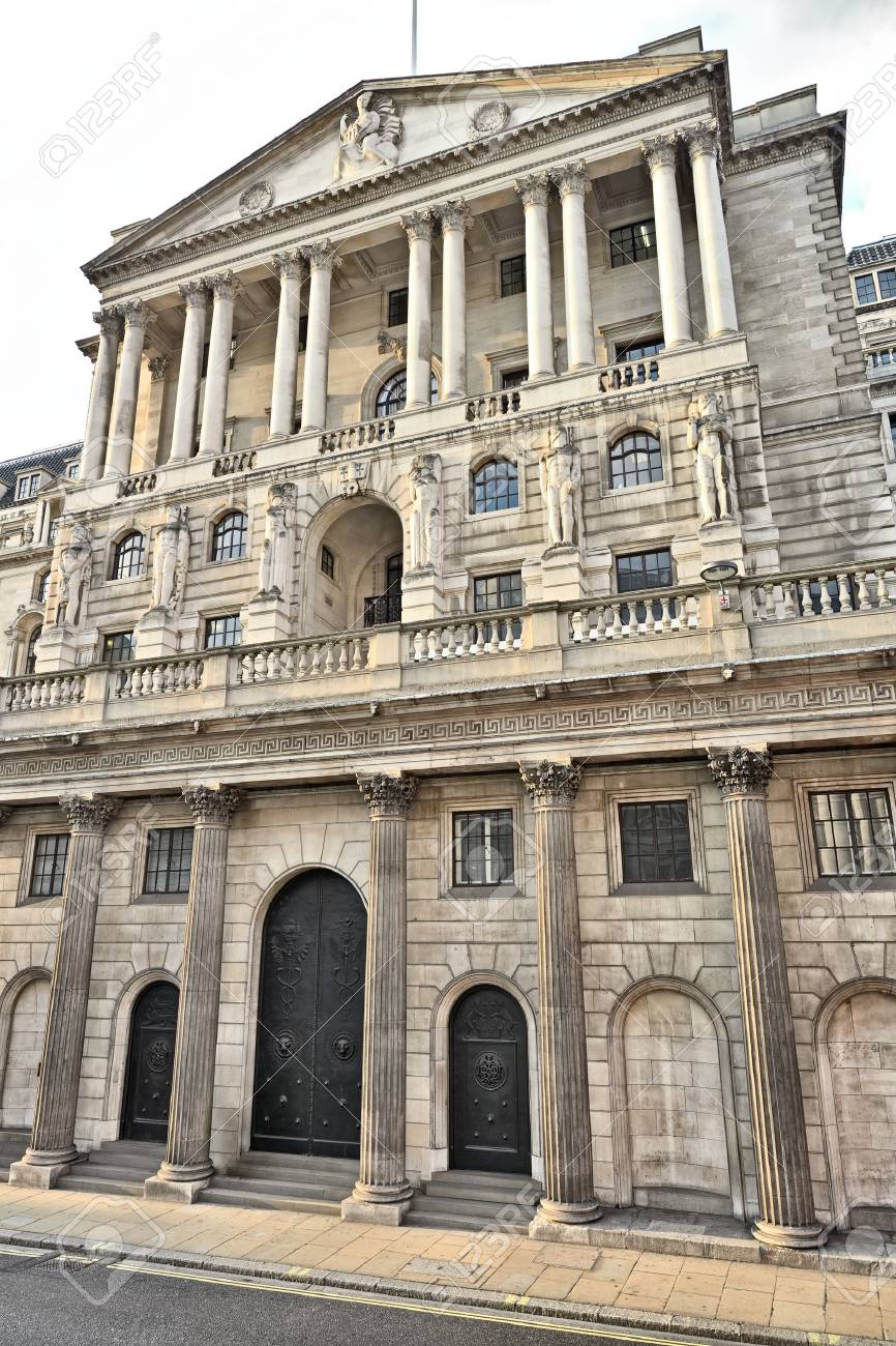 午後遅くに、イングランド銀行, ロンドン, イングランド, イギリス、ヨーロッパの写真素材・画像素材 Image 10958158