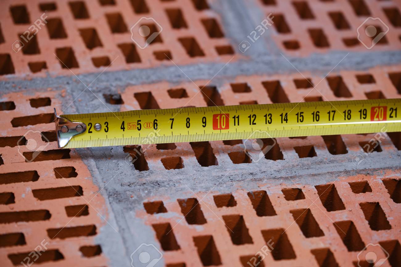 Download Stage Of Installation Of A Chemical Anchor In A Red Building Stock Photo Picture And Royalty Free Image Image 117283809