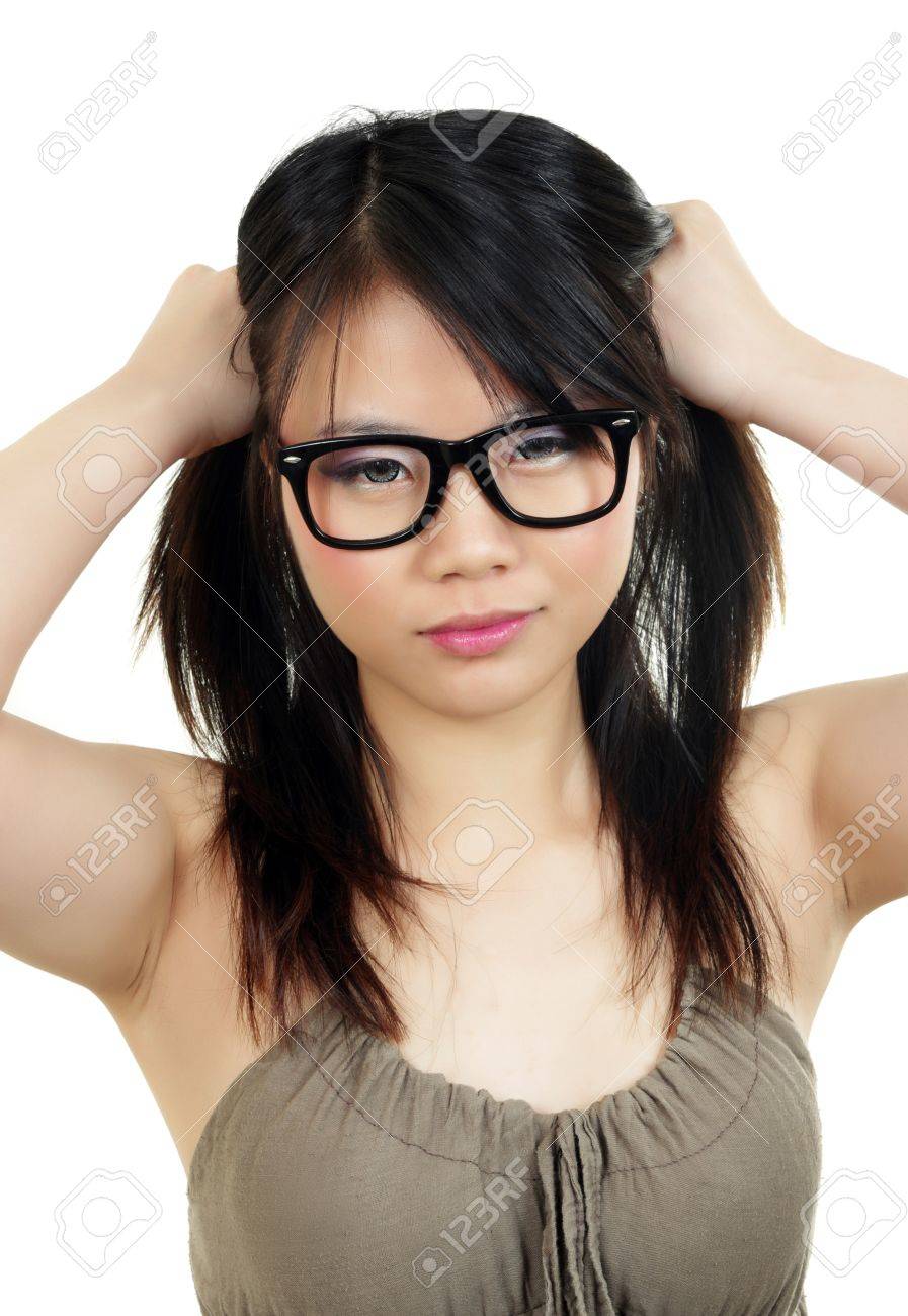 Asian glasses girls 