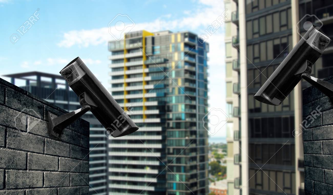 家の防犯カメラ の写真素材 画像素材 Image