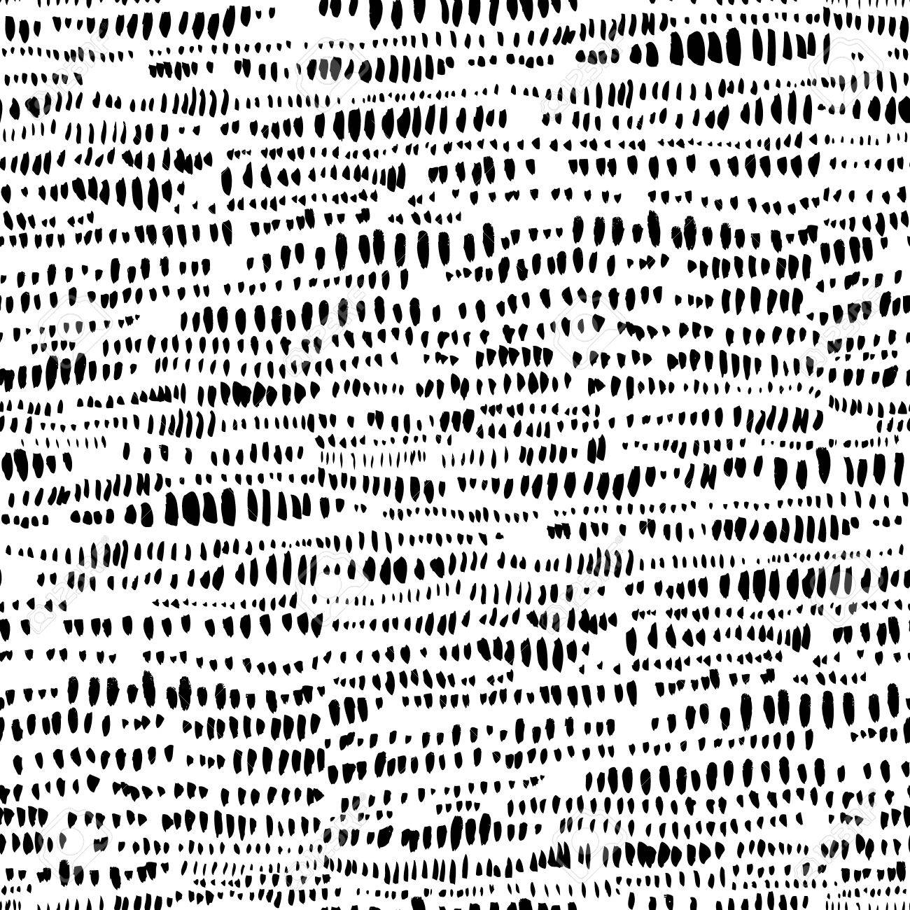 インク抽象的なシームレス パターン。芸術的なストリップとスケッチ風