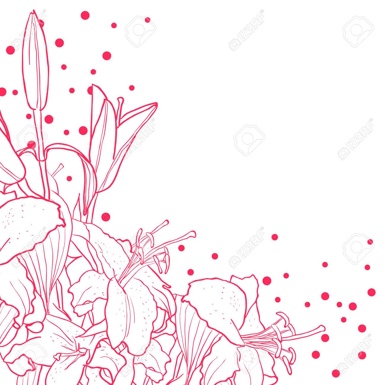 romantic floral background for wedding funeral birthday