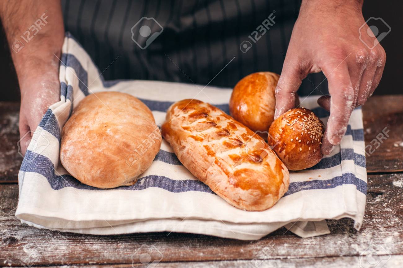 bread bun crusty fresh warm appetizing homemade recipe bakery