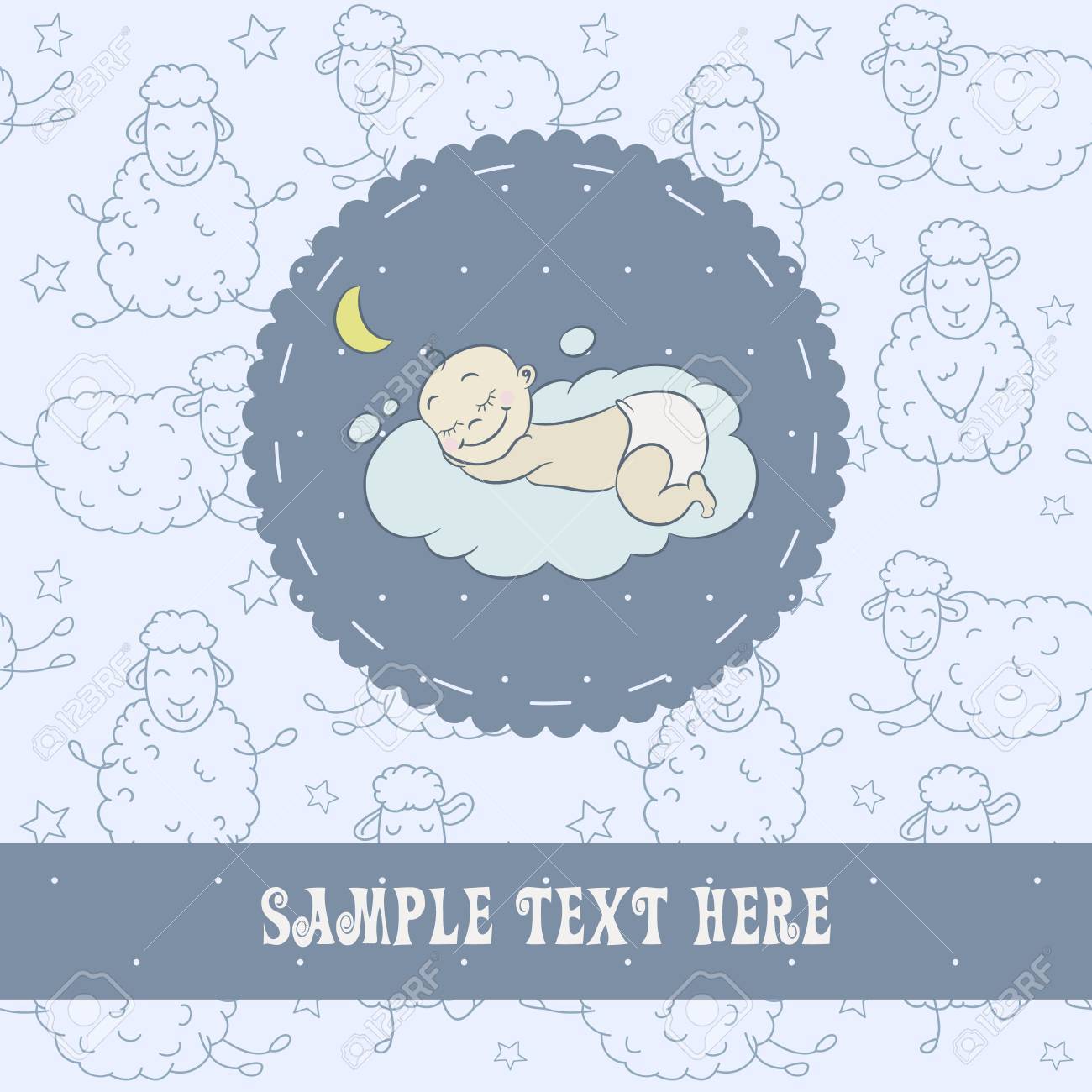 newborn baby postcards