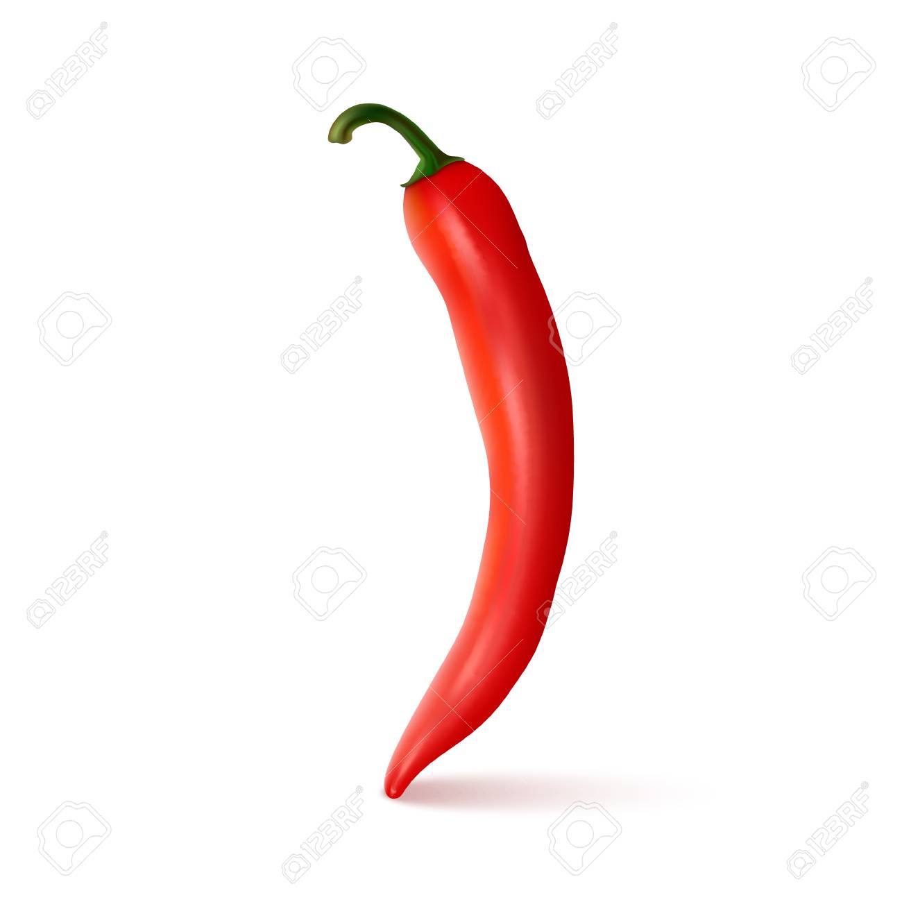Vector Realistische Rote Heisse Naturliche Chili Pfeffer Design Vorlage Oder Cliparts Fur Kulinarische Hintergrunde Produkte Gewurz Paket Rezepte Web App Dekorationen Kochbucher Etc Lizenzfrei Nutzbare Vektorgrafiken Clip Arts Illustrationen