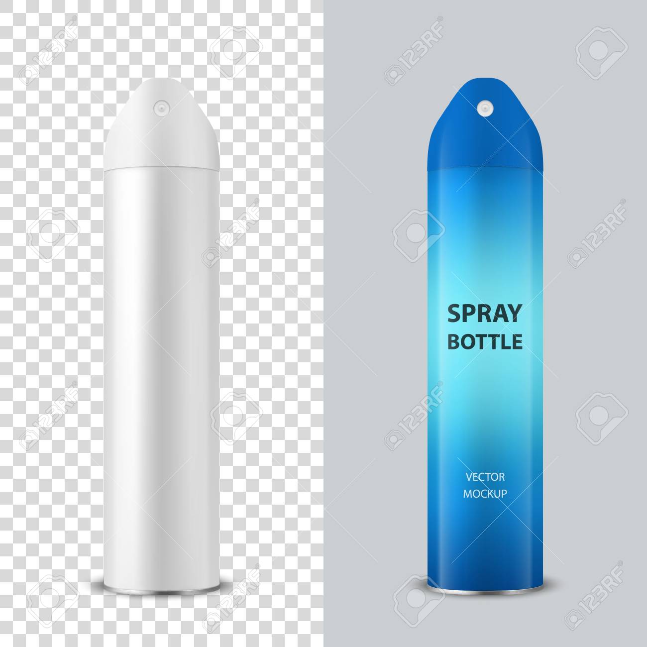 Download 3d Realistic White Blank Spray Can Air Freshener Bottle Closeup Royalty Free Cliparts Vectors And Stock Illustration Image 121394506