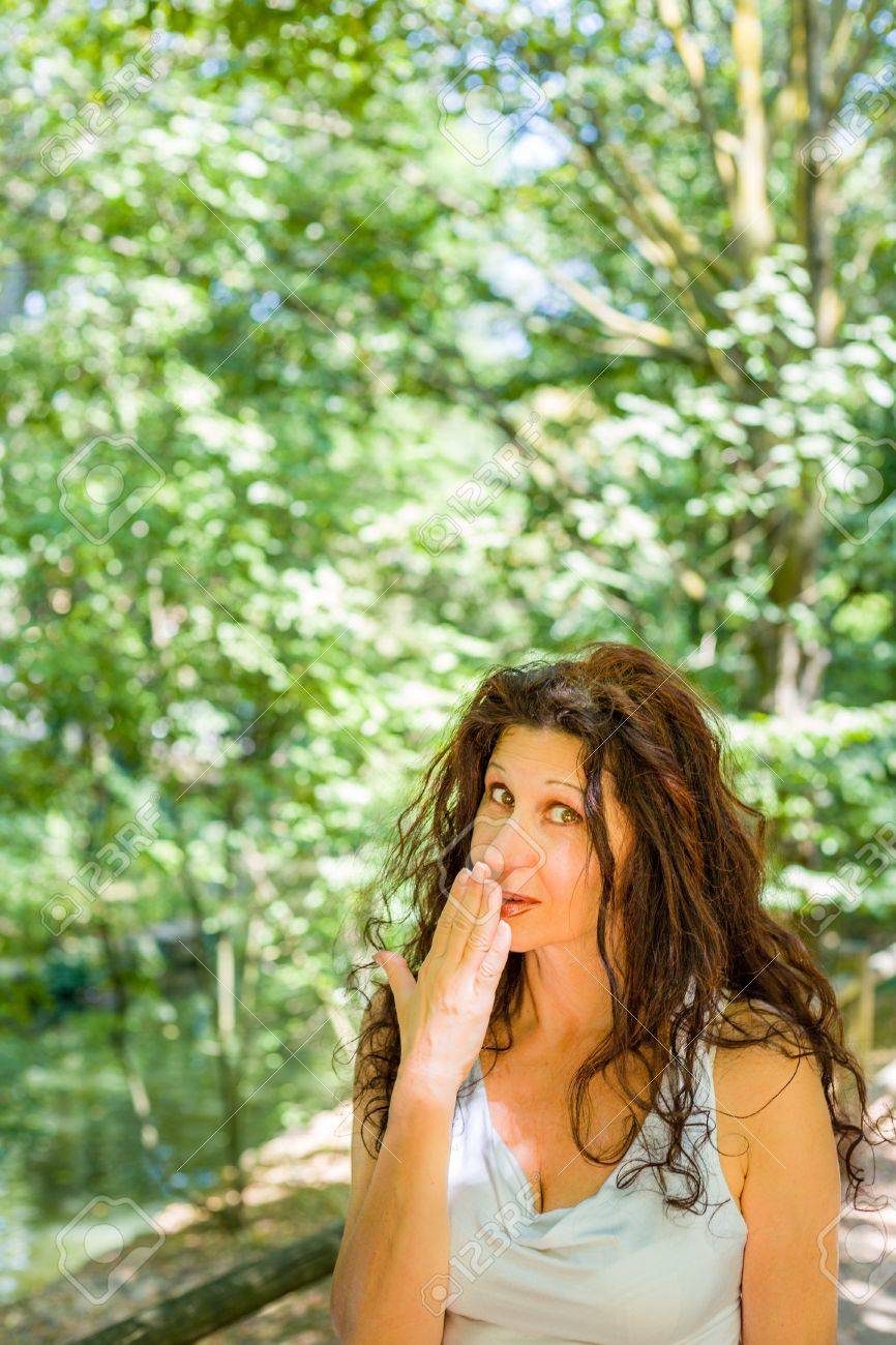 GoneWithTheWindBusty Classy Mature Woman Smiling picture