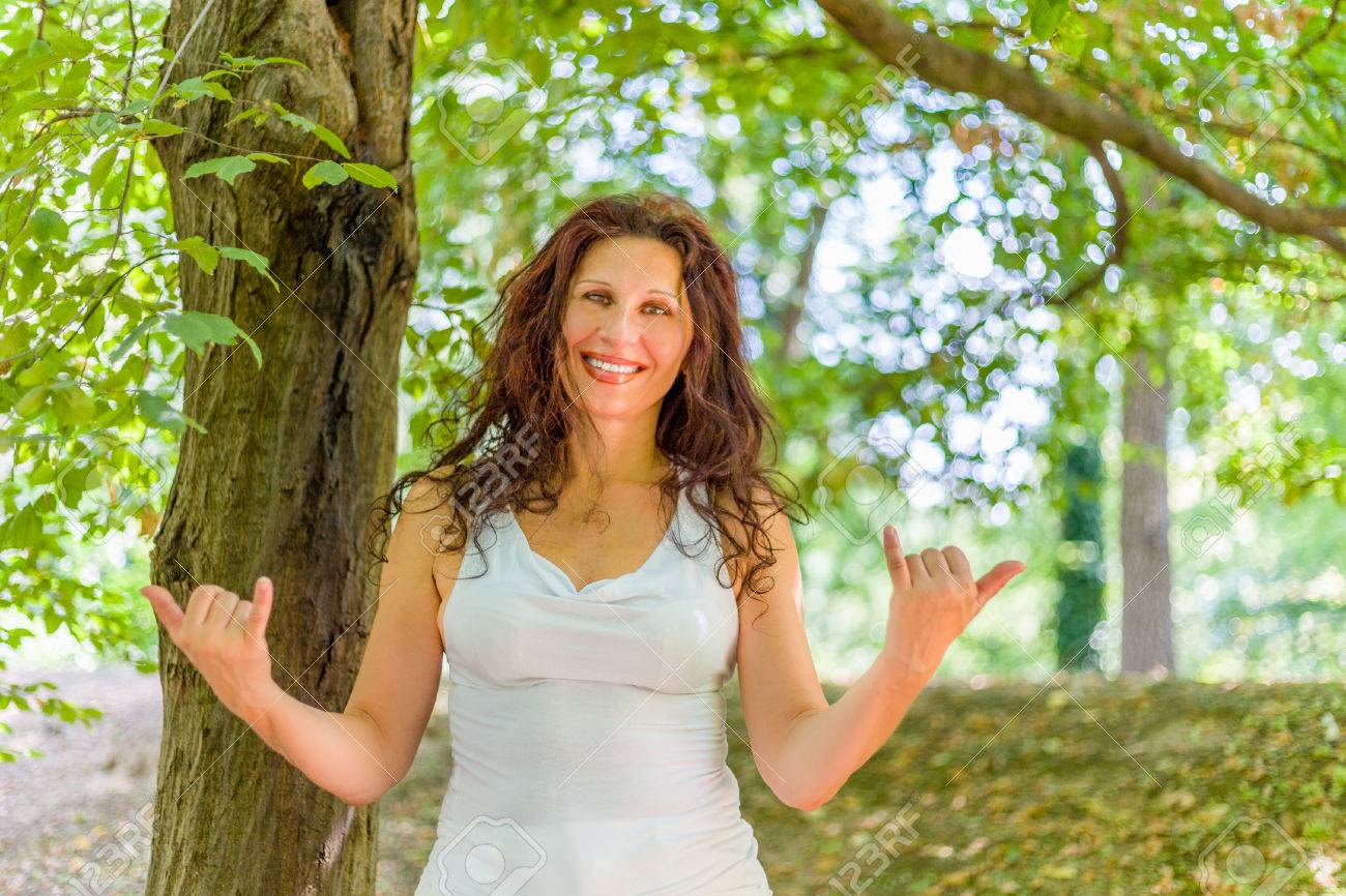 GoneWithTheWindBusty Classy Mature Woman Smiling