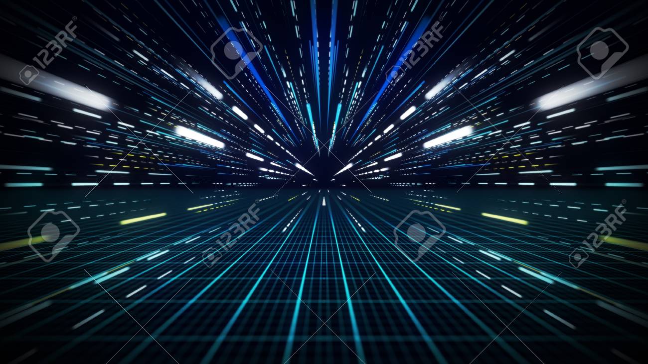 Speed motion lines. Computer generated abstract background - 85834232 Speed motion lines. Computer generated abstract background - 85834232