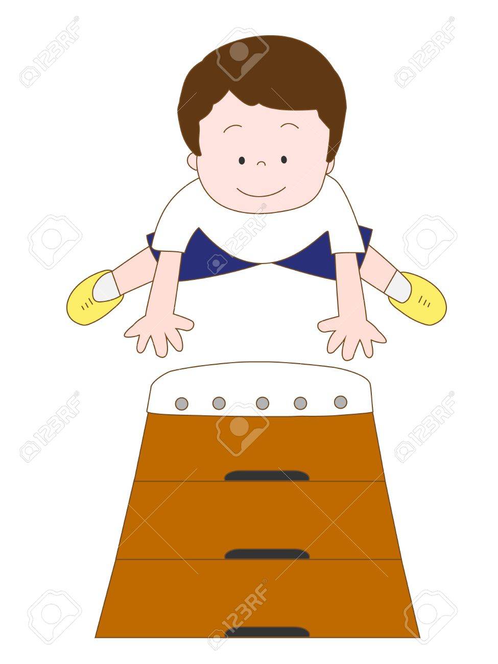 跳び箱 のイラスト素材 ベクタ Image 跳び箱 のイラスト素材 ベクタ Image