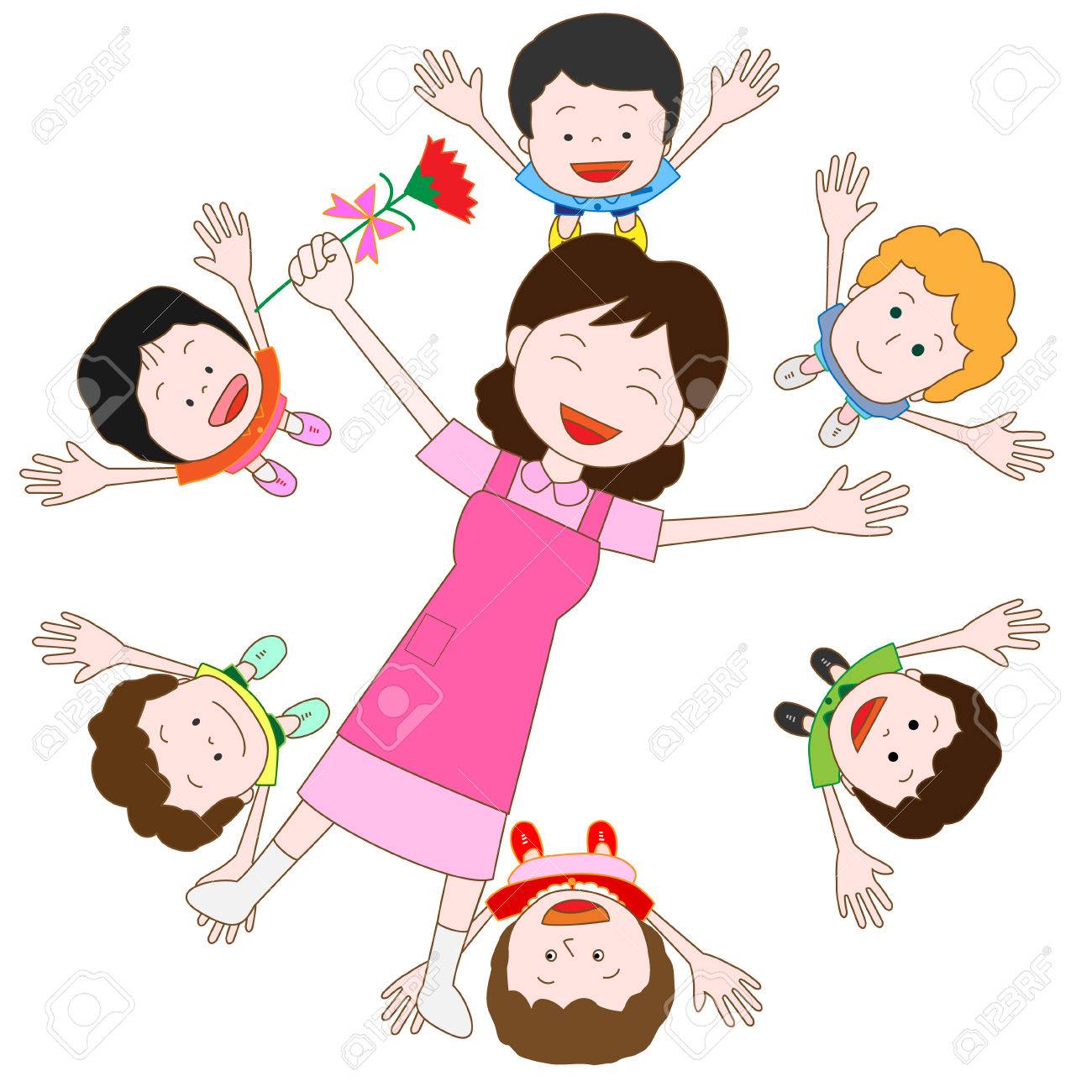 お母さんありがとうのイラスト素材 ベクタ Image 3438