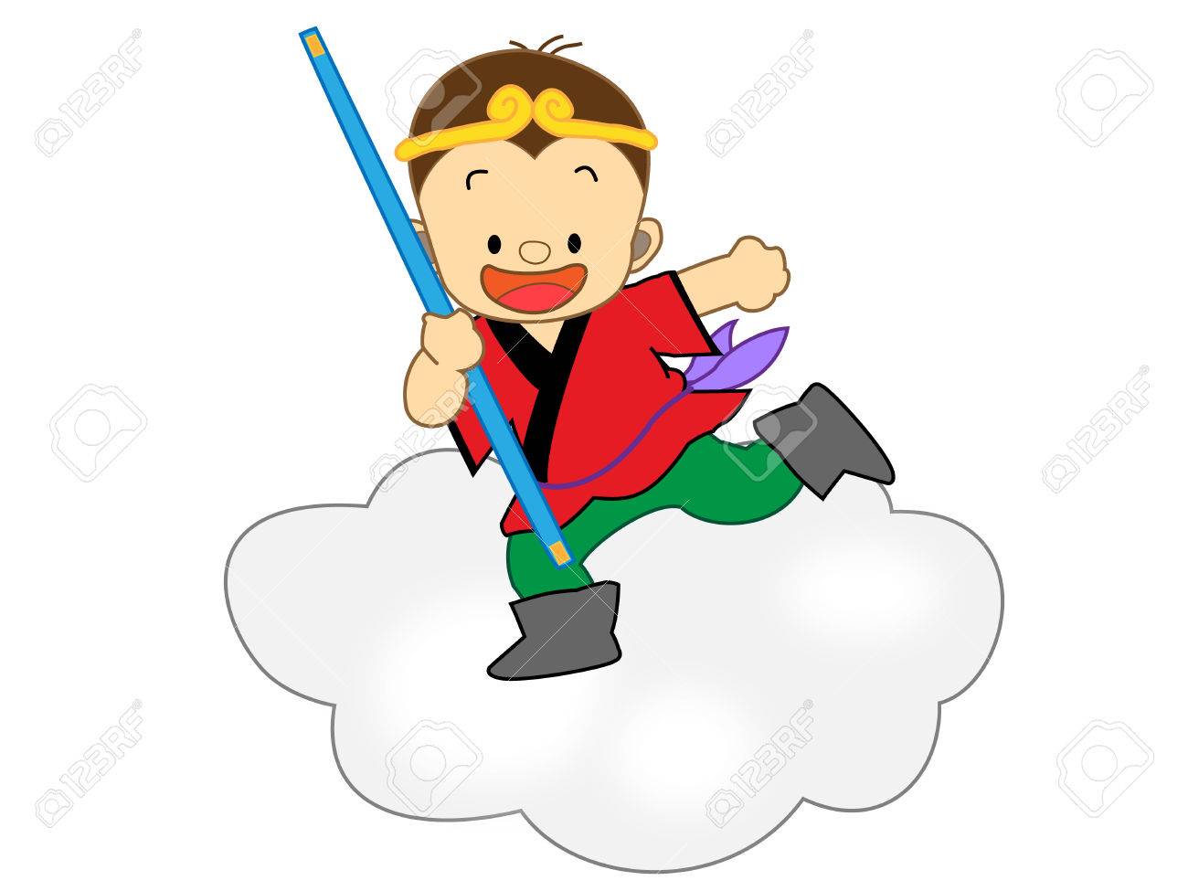 孫悟空のイラスト素材 ベクタ Image 3921