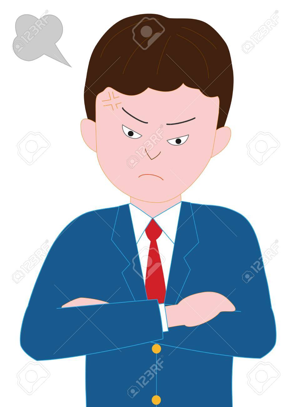 高校の男の子の怒りのイラスト素材 ベクタ Image 高校の男の子の怒りのイラスト素材 ベクタ Image