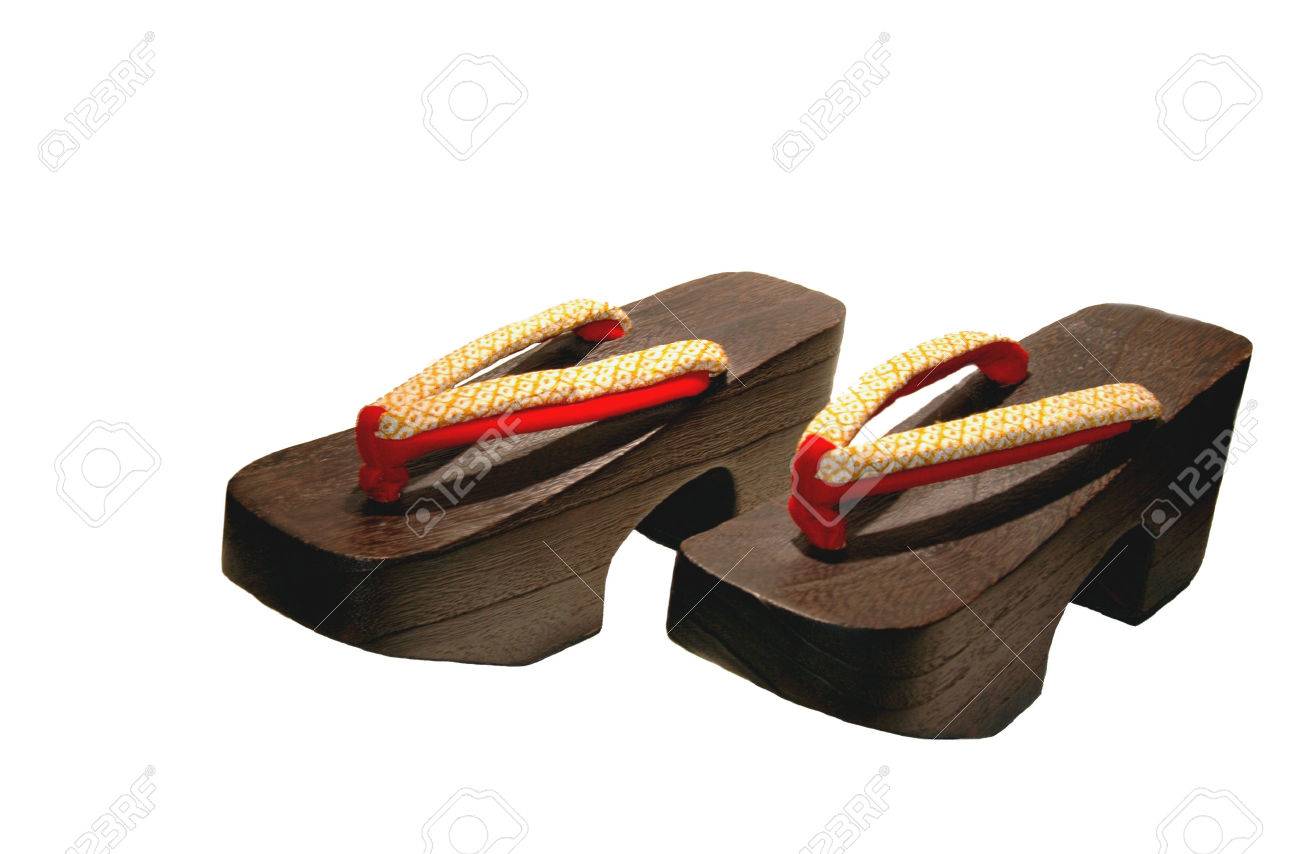 japanese wooden clogs