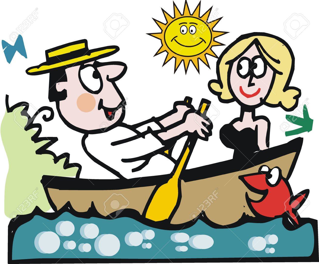 Mann Und Frau Im Liegestuhl Clipart sdatec.com