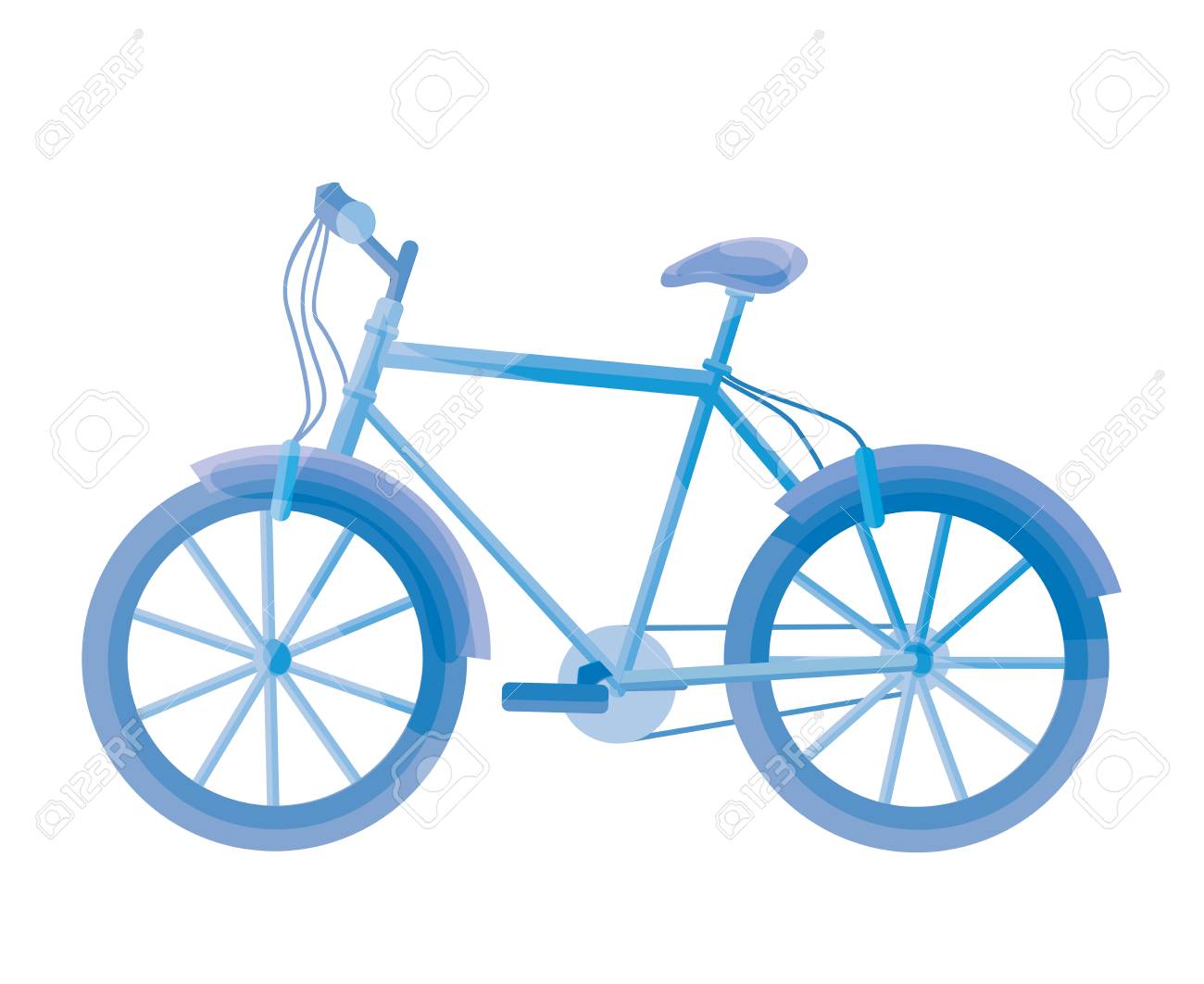 bike blue bike