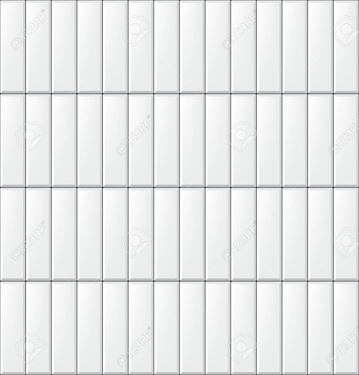 Seamless Pattern With Modern Vertical Rectangular White Tiles Royalty Free Cliparts Vectors And Stock Illustration Image