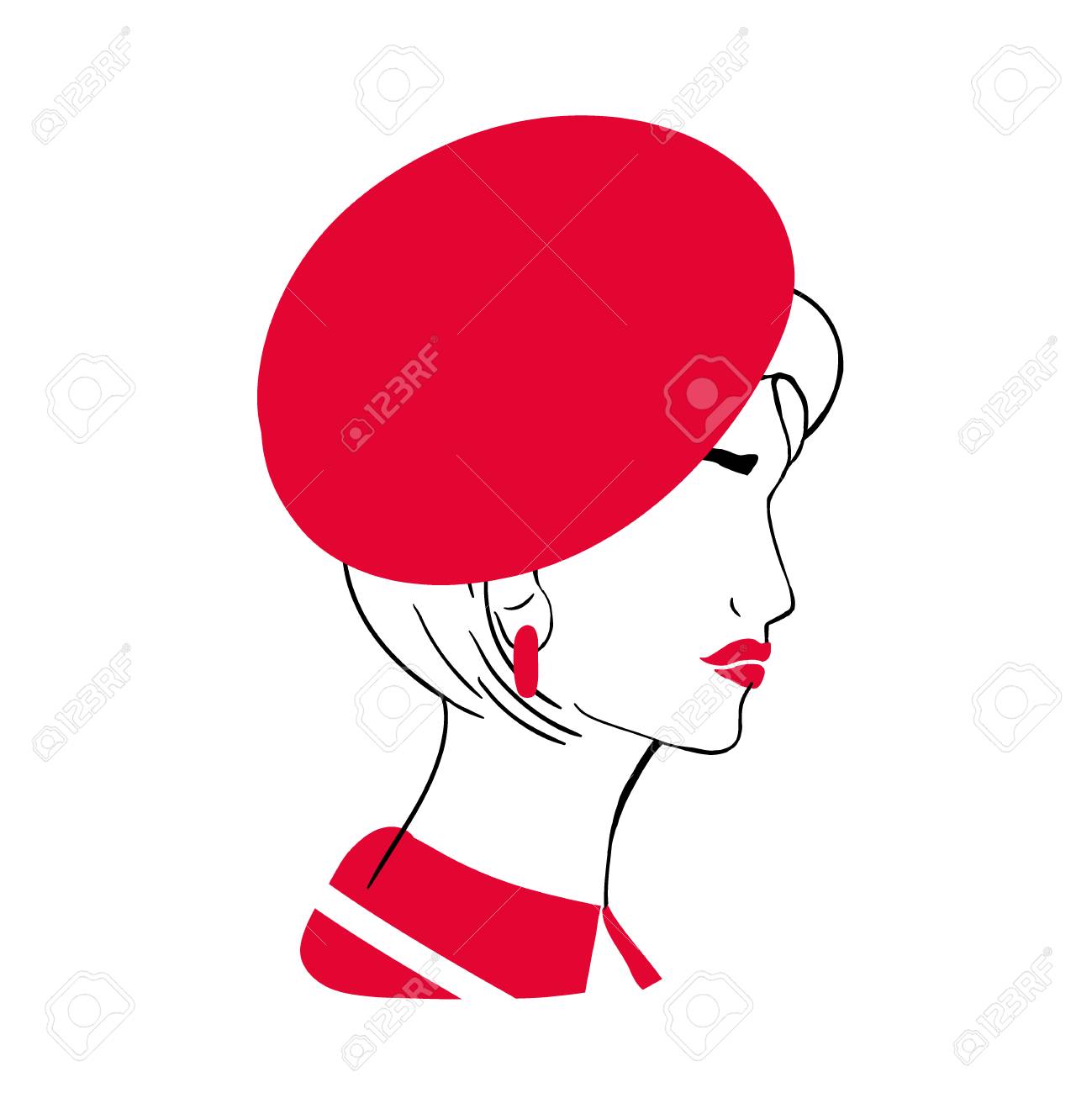 Como desenhar uma garota bonita usando chapéu passo a passo fácil