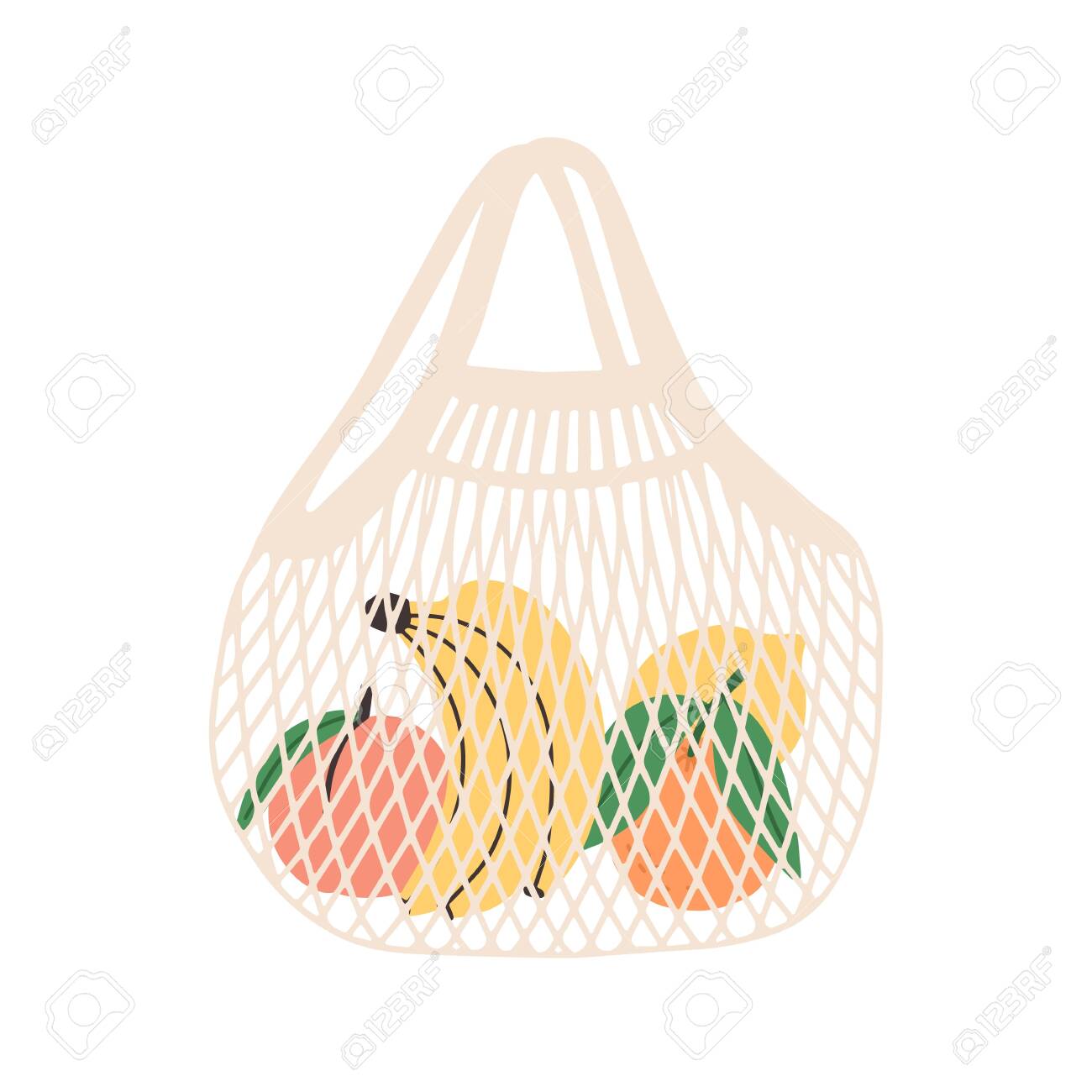 cartoon mesh backpack