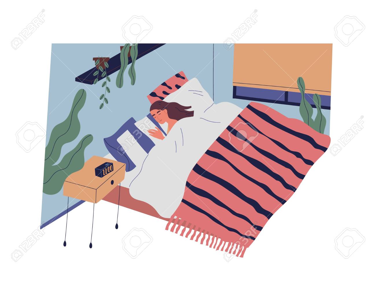 Funny Girl Or Woman Sleeping In Bedroom At Night Female Character Royalty Free Cliparts Vectors And Stock Illustration Image Funny Girl Or Woman Sleeping In Bedroom At Night Female Character Royalty Free Cliparts Vectors And Stock Illustration Image
