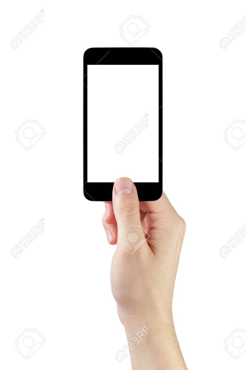 adult man hand taking photo with generic smartphone, isolated - 37681342 adult man hand taking photo with generic smartphone, isolated - 37681342