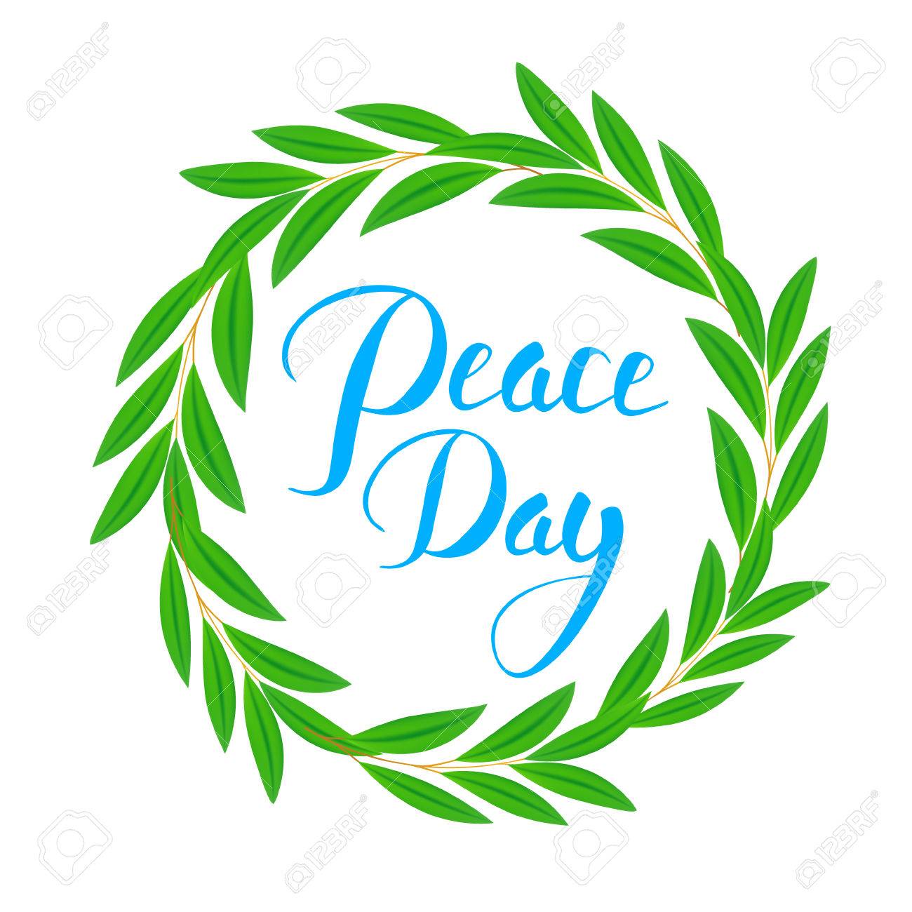 International Peace Day Poster Olive Branch Symbol Of Peace Royalty Free Cliparts Vectors And Stock Illustration Image