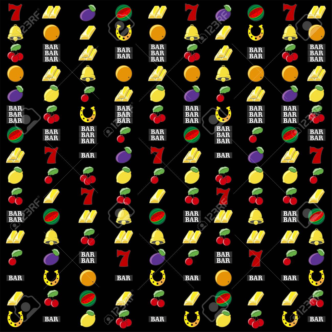 Orange slot machine icon