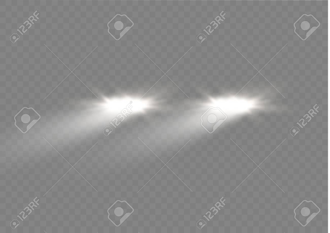 Glow Of Gloom >> Realistic White Glow Of Round Beams Of Car Headlights Isolated Glow Of Gloom >> Realistic White Glow Of Round Beams Of Car Headlights Isolated