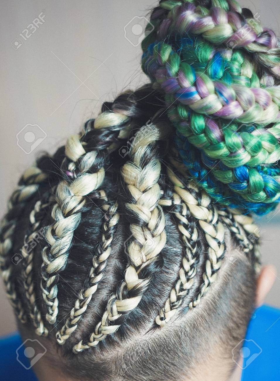 Cornrows Women A Woman With A Haircut On A White Background