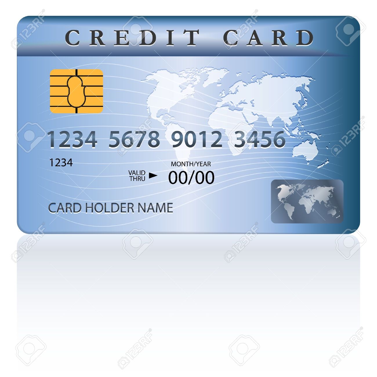 credit card design template