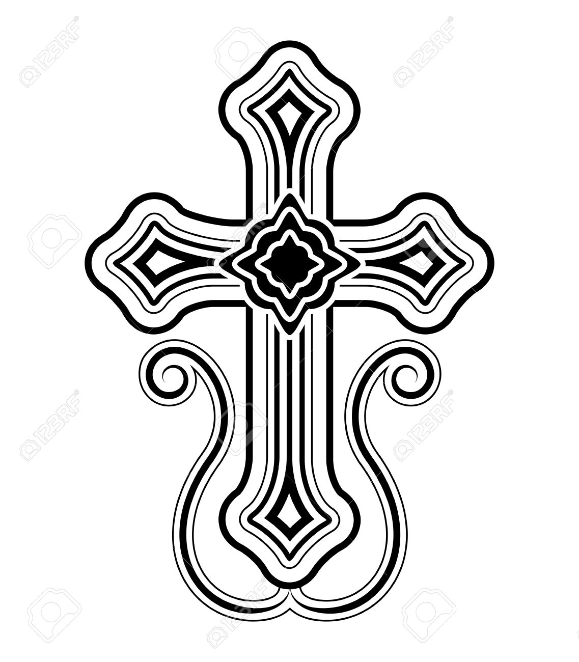Traditional Armenian Apostolic Church Cross Clip Art Royalty Free SVG,  Cliparts, Vectors, and Stock Illustration. Image 30545319., image size:1137x1300