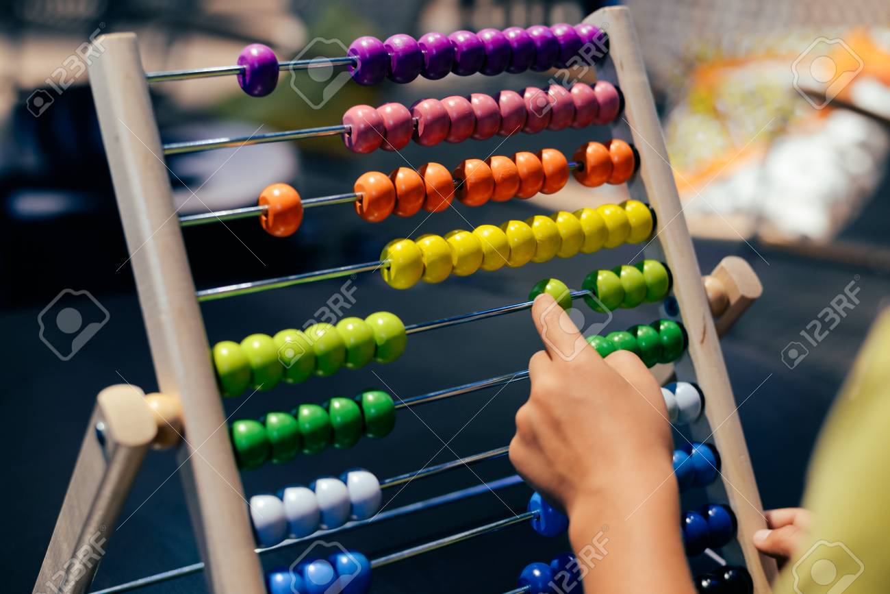 wooden abacus beads