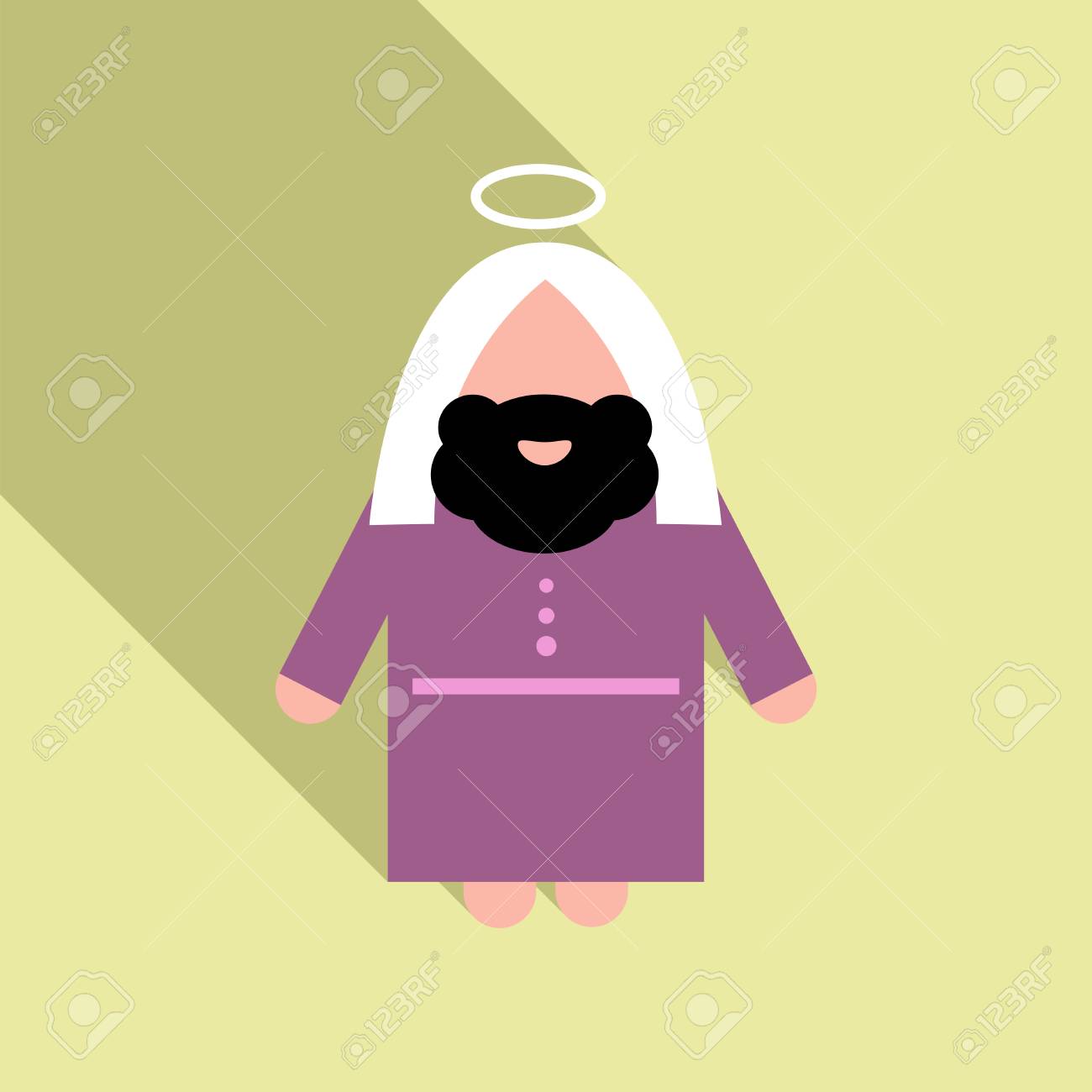 Laser Cut Paper Christmas Angel Decoration Vector Design Greeting