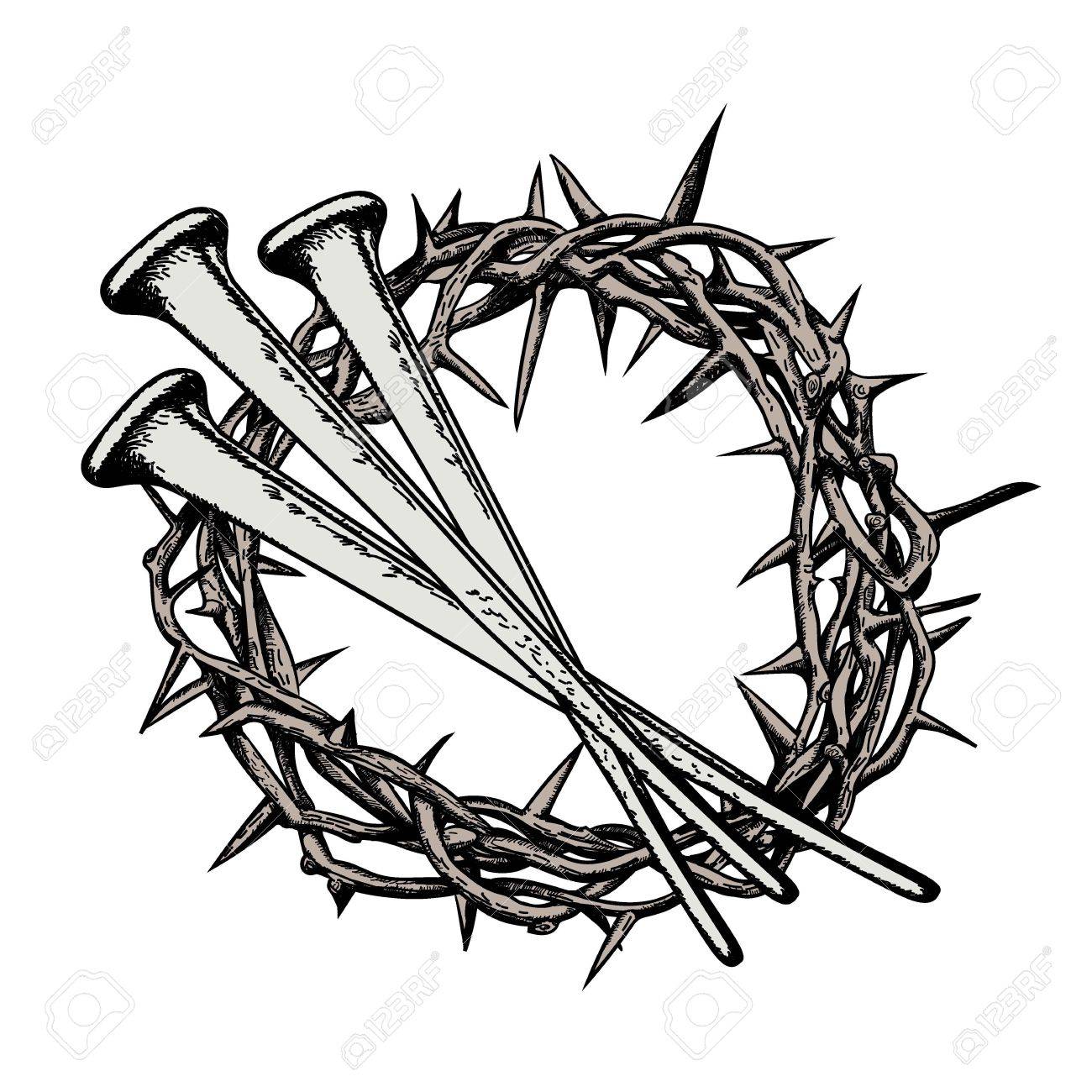 the-crown-of-thorns-with-the-nails-of-jesus-christ-symbols-of-christianity-vector-drawing-royalty-free-svg-cliparts-vectors-and-stock-illustration-image-82546724