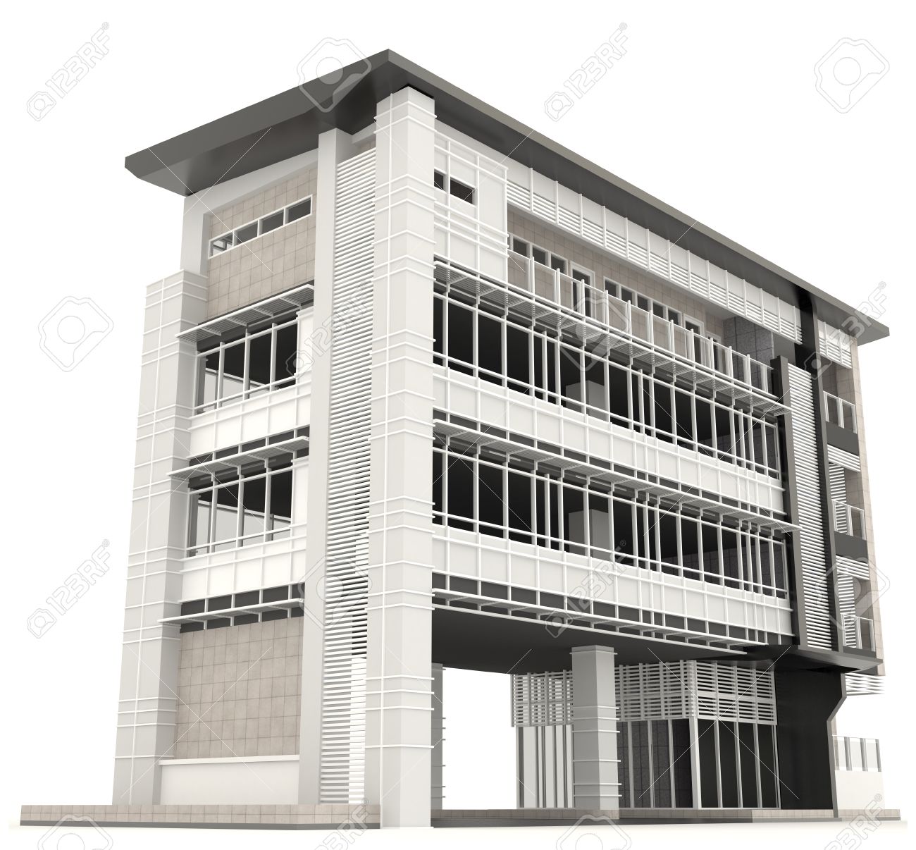 bürogebäude designarchitektur side von 3d modernes bürogebäude architektur exterieurdesign in weißem hintergrund 2 erstellen von modernes in bürogebäude designarchitektur side von 3d modernes bürogebäude architektur exterieurdesign in weißem hintergrund 2 erstellen von modernes in