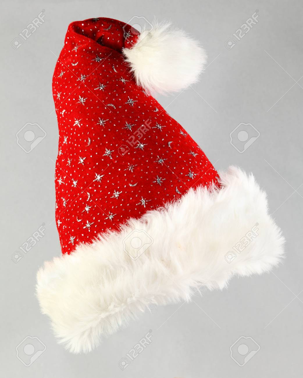 glitter christmas hat