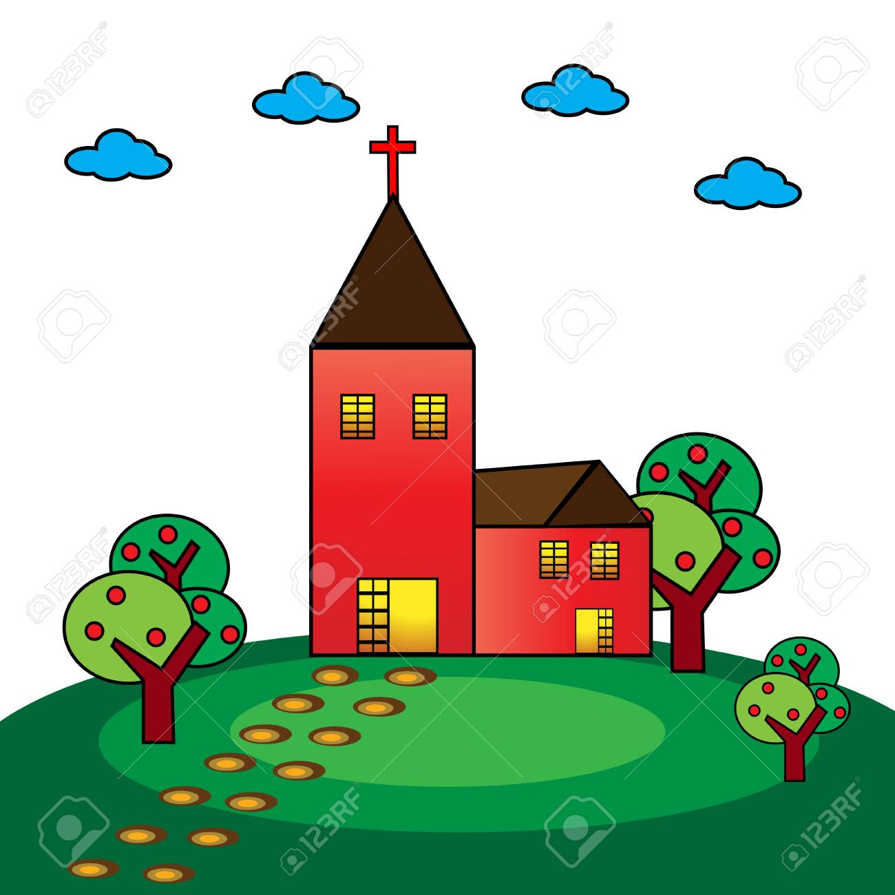 Una Ilustración Vectorial De Una Iglesia Cristiana Ilustraciones Svg, Vectoriales, Clip Art Vectorizado Libre De Derechos. Image 24829196. Una Ilustración Vectorial De Una Iglesia Cristiana Ilustraciones Svg, Vectoriales, Clip Art Vectorizado Libre De Derechos. Image 24829196.
