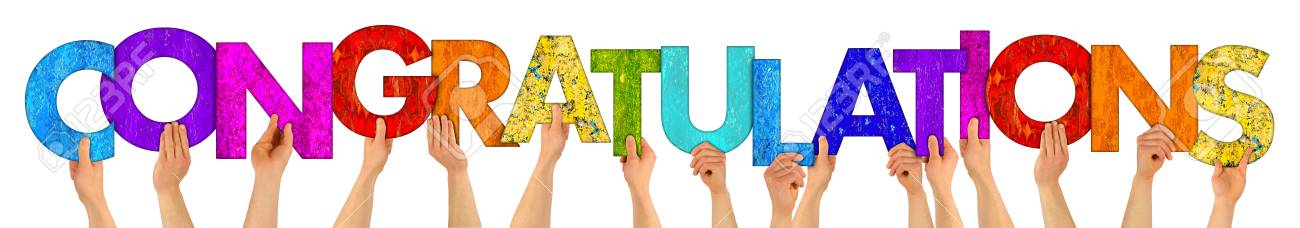 hands holding up colorful wooden letters shaping the word congratulations isolated on white background - 75108420 hands holding up colorful wooden letters shaping the word congratulations isolated on white background - 75108420