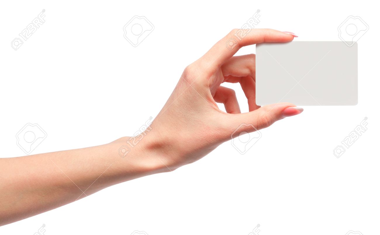 blank business card stock