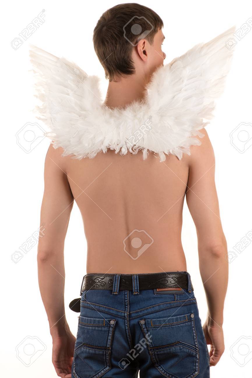 jeans with wings on the back