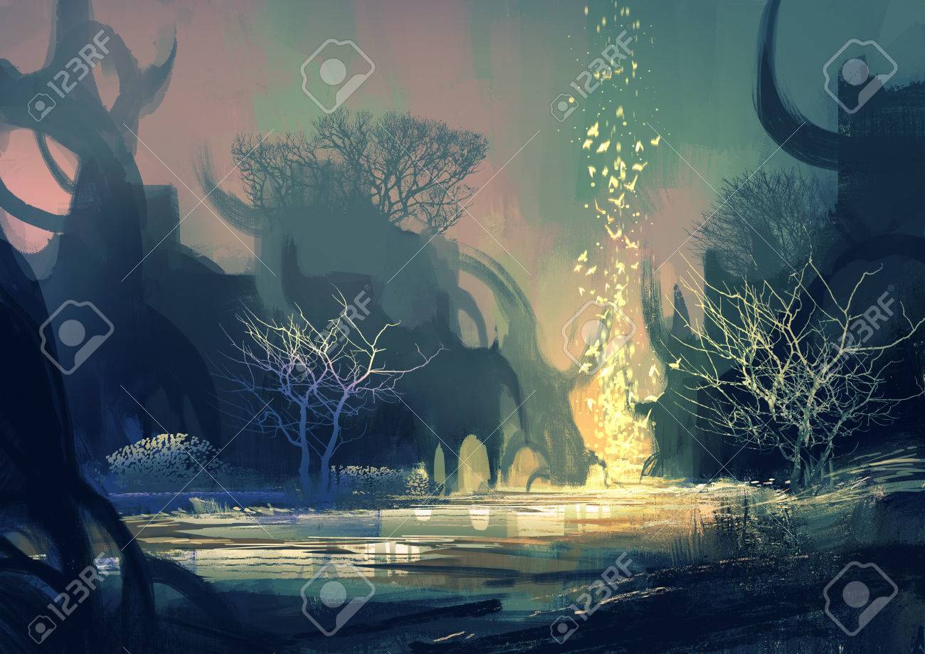 Mysteus 木ベクターファンタジー風景の絵 の写真素材 画像素材 Image Mysteus 木ベクターファンタジー風景の絵 の写真素材 画像素材 Image