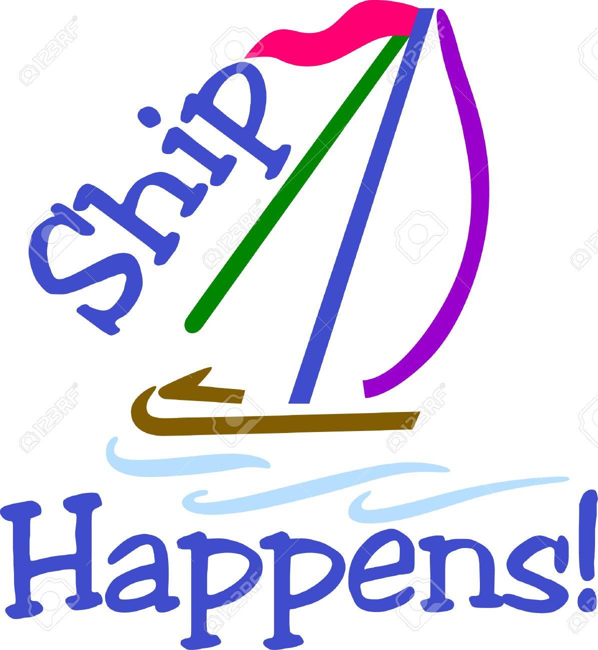 Sail Away Auf Diesem Magischen Dreamboat Dieser Entwurf Ist